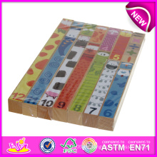 Pädagogisches Spielzeug-Puzzle-Spiele für Kinder, hölzernes Puzzle-Spielzeug für Kinder, bunte Baby-Puzzle-Blöcke W13A059